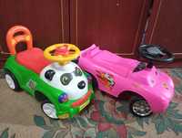Продаются 2 детские машинки руль поворачивает колёса цена за 2 шт