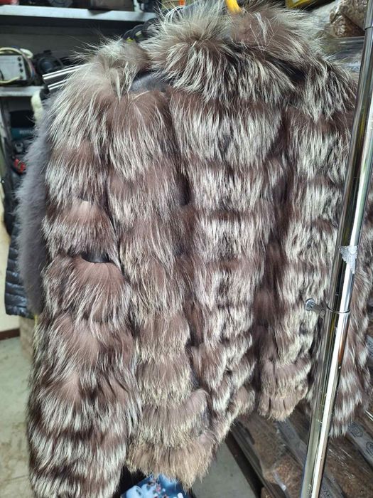 Палто естествен косъм