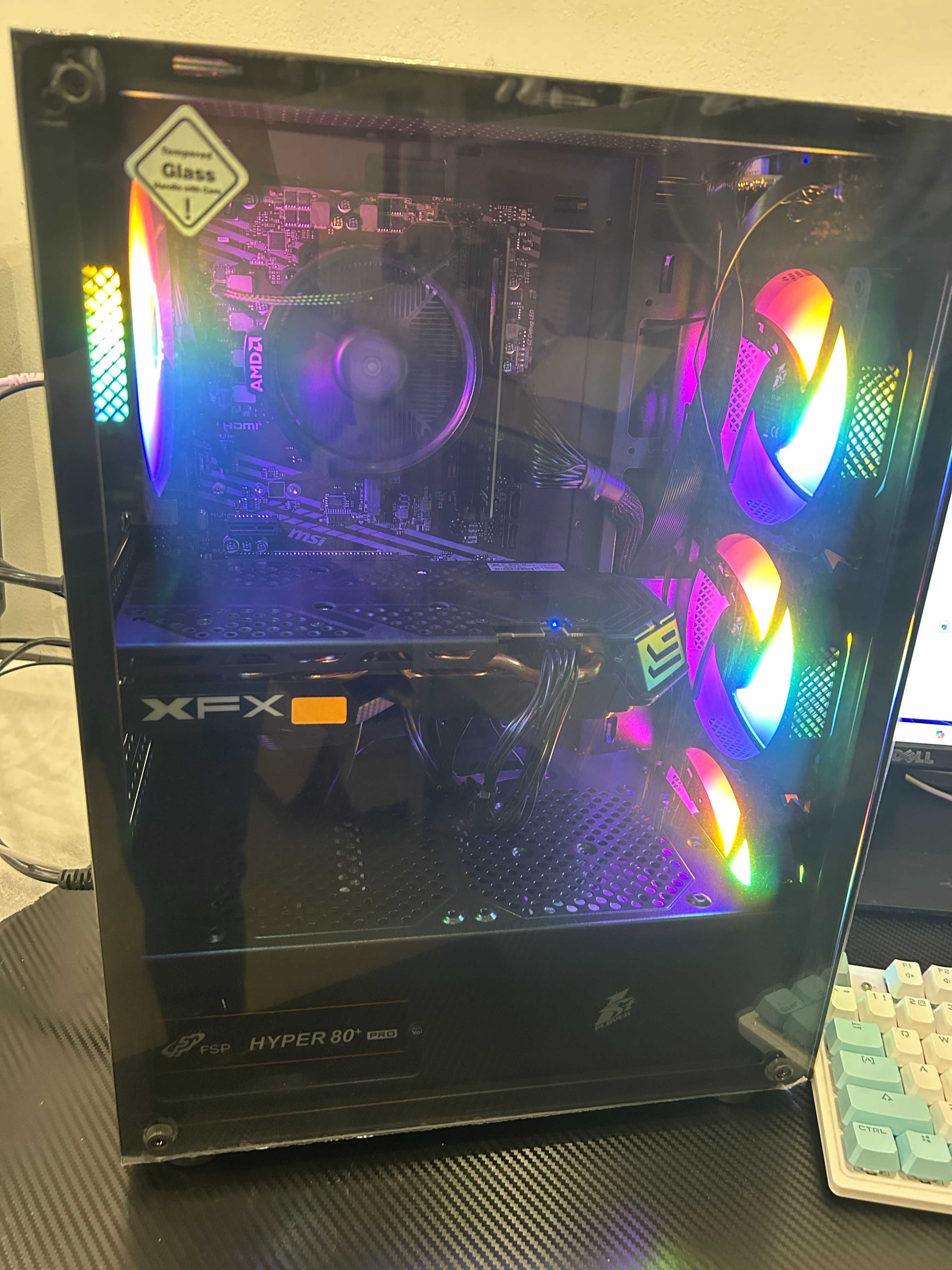 Геймърска конфигурация, eвтин компютър Ryzen5 - 24мес. гаранция!