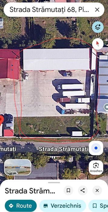 Hala industriala / comercial DE INCHIRIAT Aces trafic greu