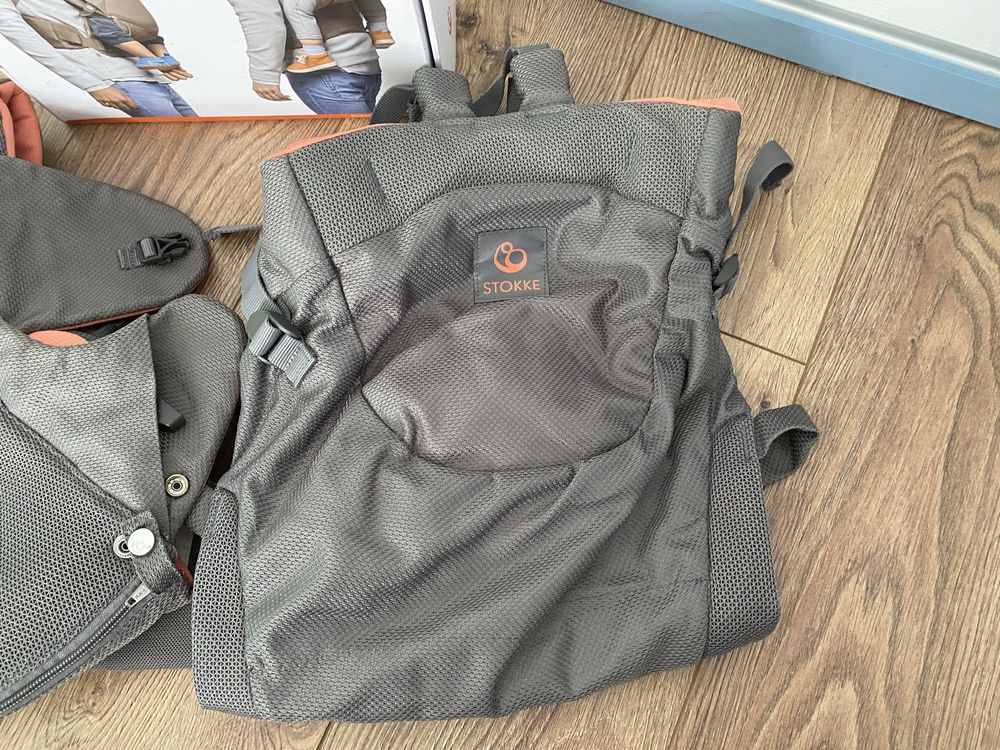 Stokke MyCarrier 3 в 1 ергономична раница - дишаща, цвят корал
