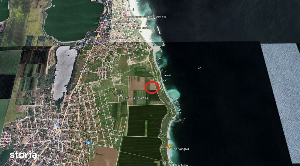 Teren de vanzare Eforie Sud primul rand la Marea Neagra