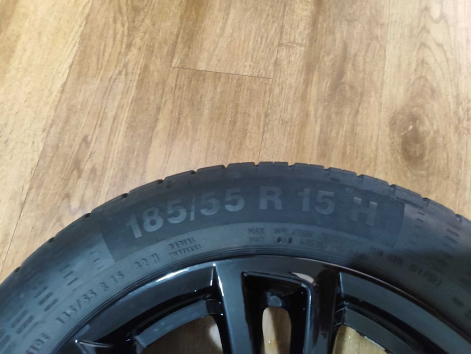 Диски MIDNIGHT 4х100 в отличном состоянии c резиной 185/55R15H