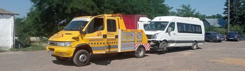 tractari -Recuperator SG 24 , Furculiță Iveco Daily 65c15 / 7 locuri