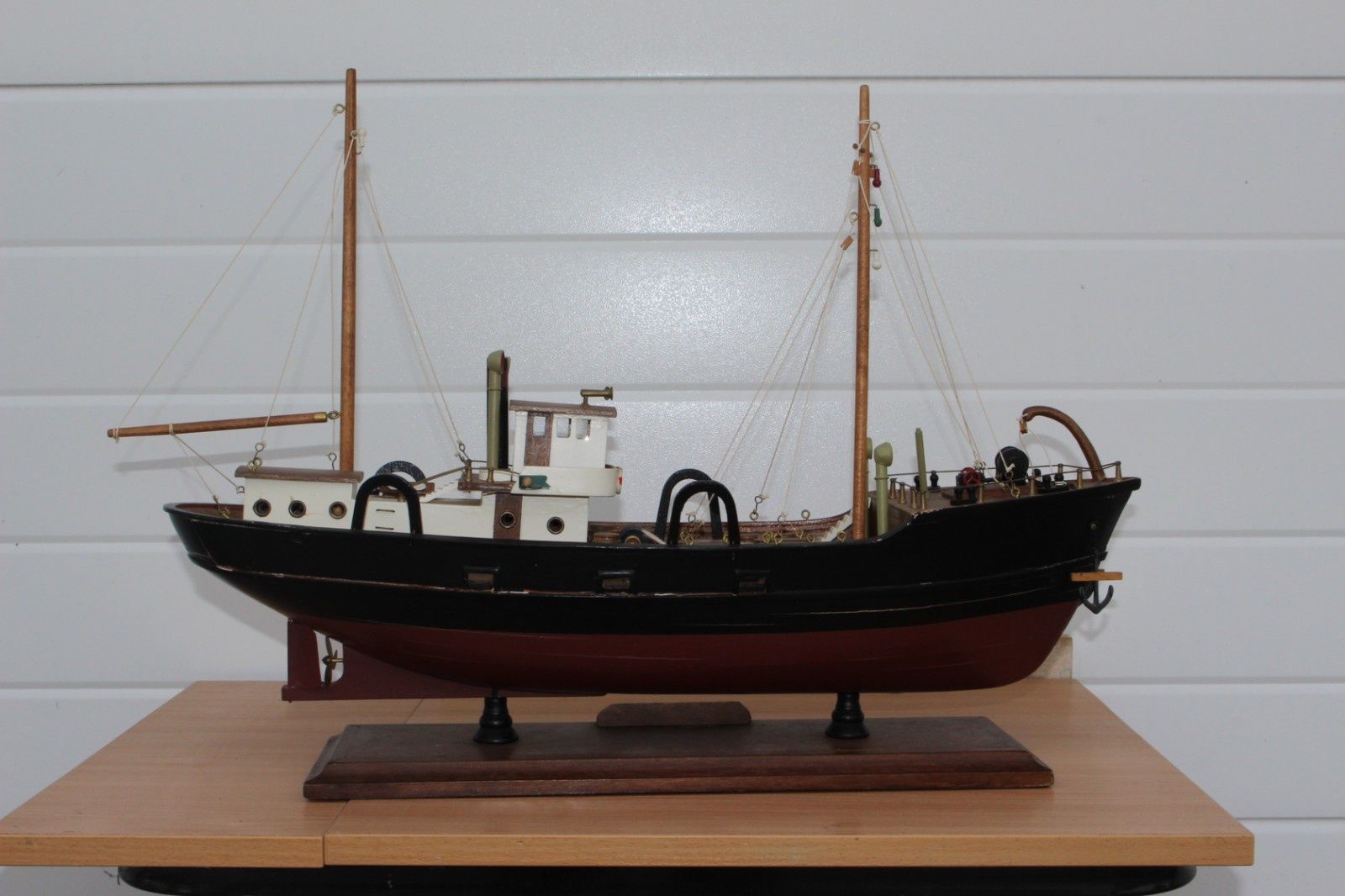 Уникален макет на дървен Холандски търговски кораб. Детайлна изработка