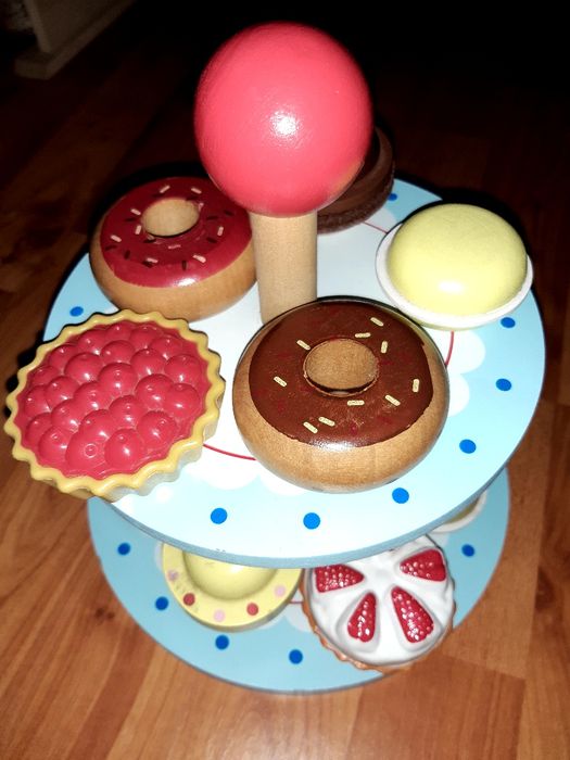 Suport prajituri lemn