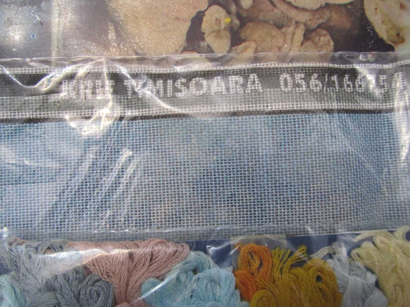 goblen de cusut nou CALARETI 28,5 cm * 38 cm, pe panza pictata