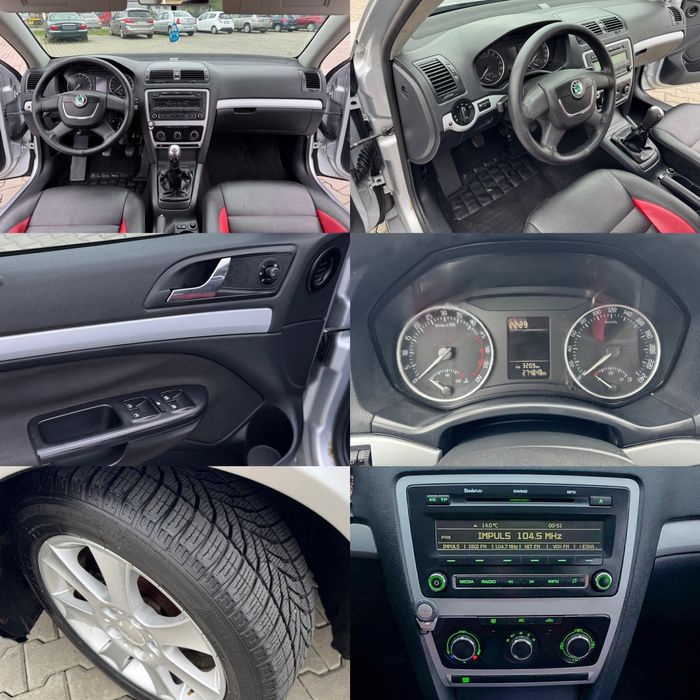 Skoda Ocatvia 2 Facelift 1.9 TDI 2010 Adusa Recent interior piele rosu