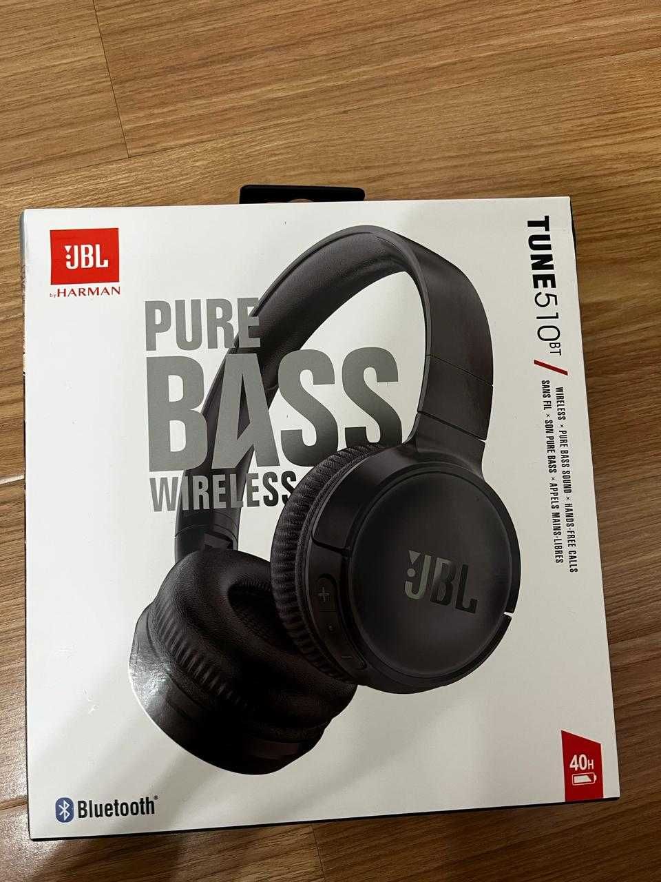 Беспроводные наушники JBL Tune 510BT. Подключение Bluetooth.