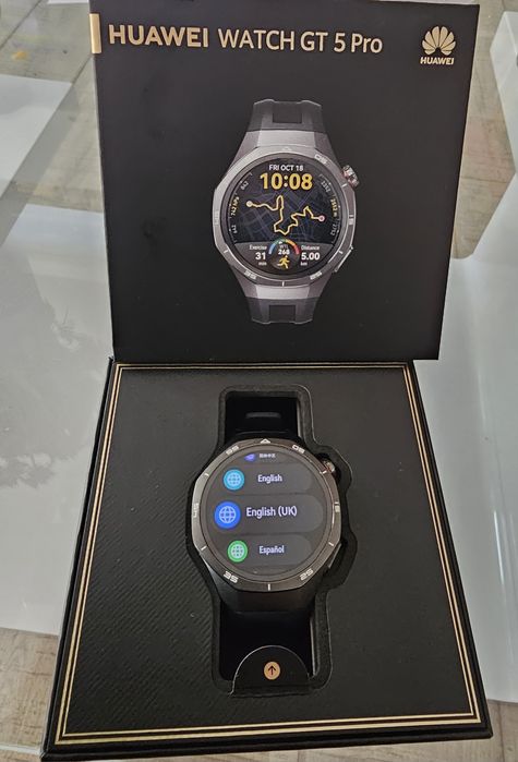 Smartwatch Huawei Watch GT 5 Pro, 46MM, Tarnish Titanium Case