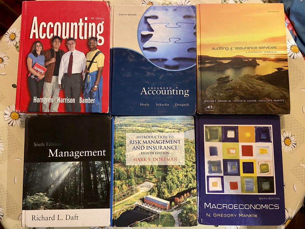 Книги учебник на английском (accounting, auditing, management, macro)