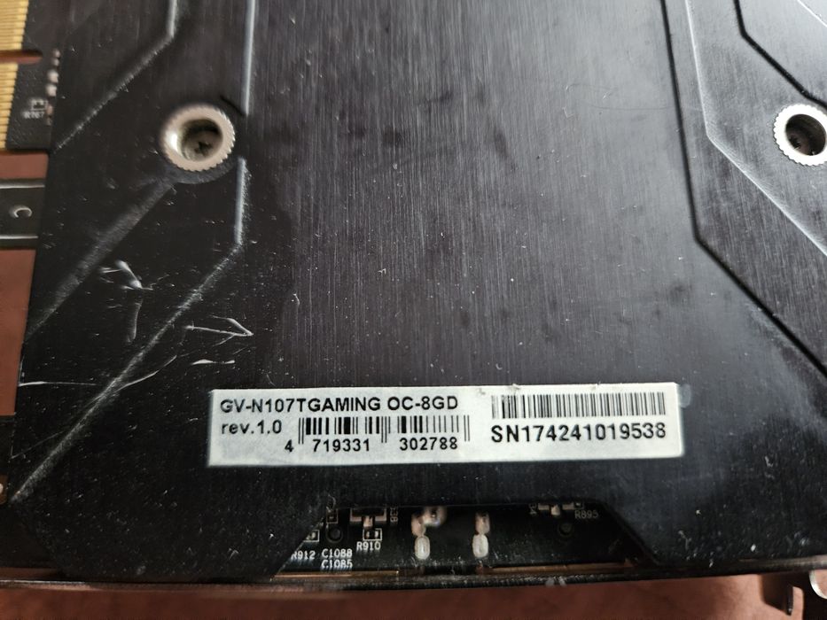 Placa video PCie Gigabyte Nvidia GTX 1070 Ti Gaming 8Gb DDR6 256bit