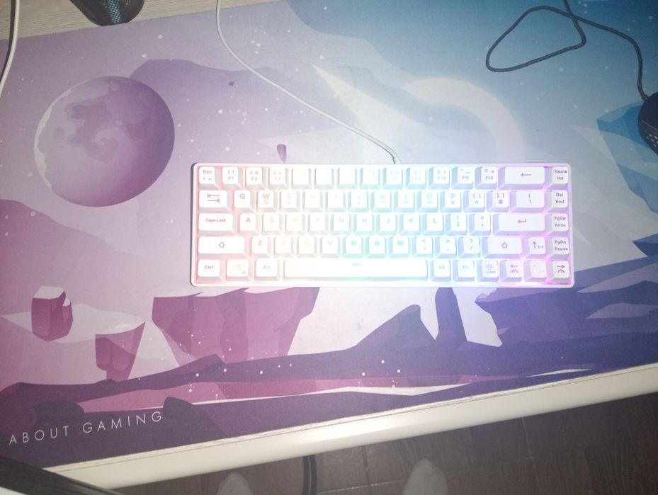 Set gaming mouse tastatura si mouse pad