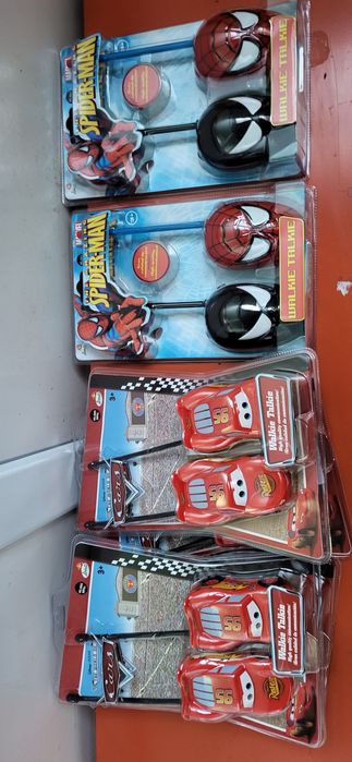 Statii walkie talkie Cars/Spaider Man