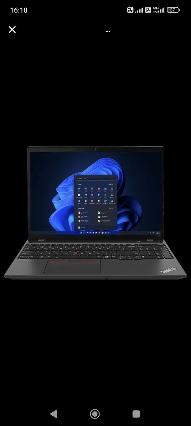 Ноутбук Noutbuk Lenovo ThinkPad T16 Gen 2 32/1TB Core i7 YANGI Новый