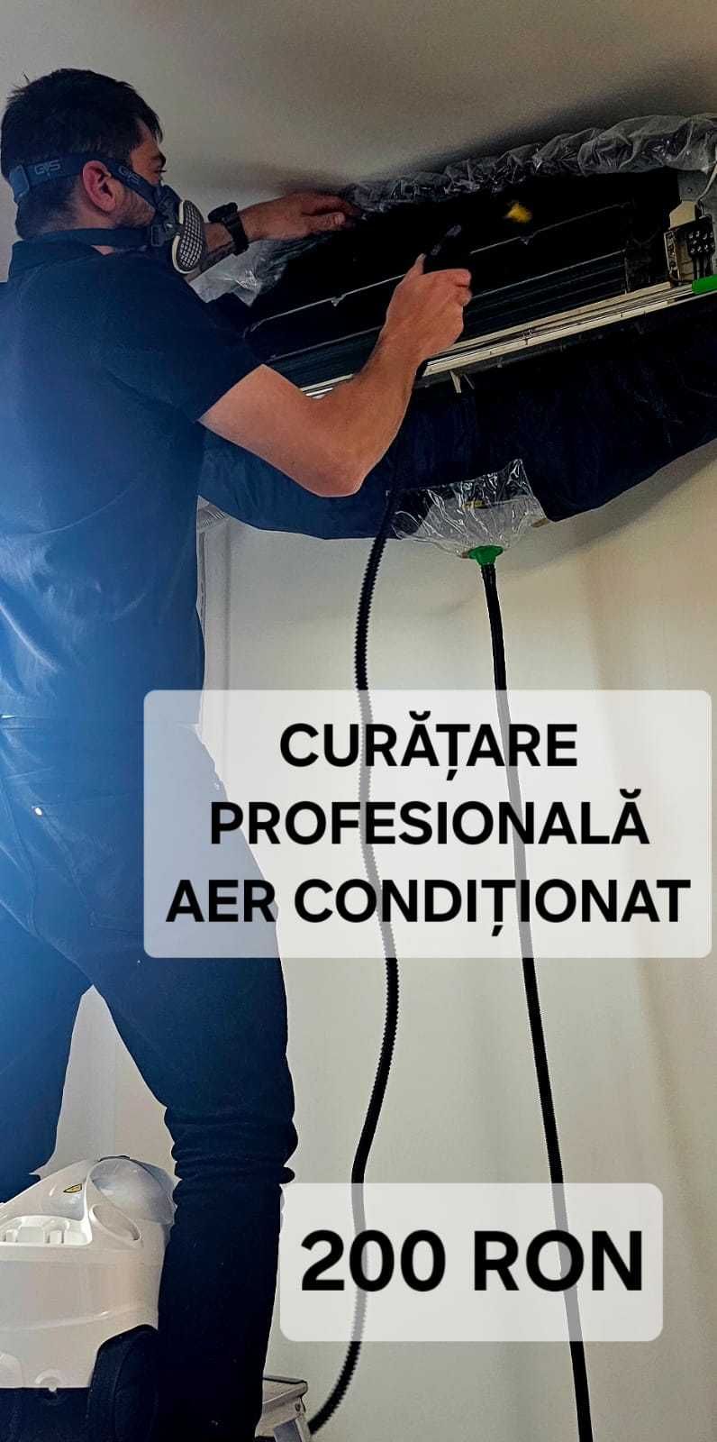Curatare igienizare profesională aer conditionat încărcare freon