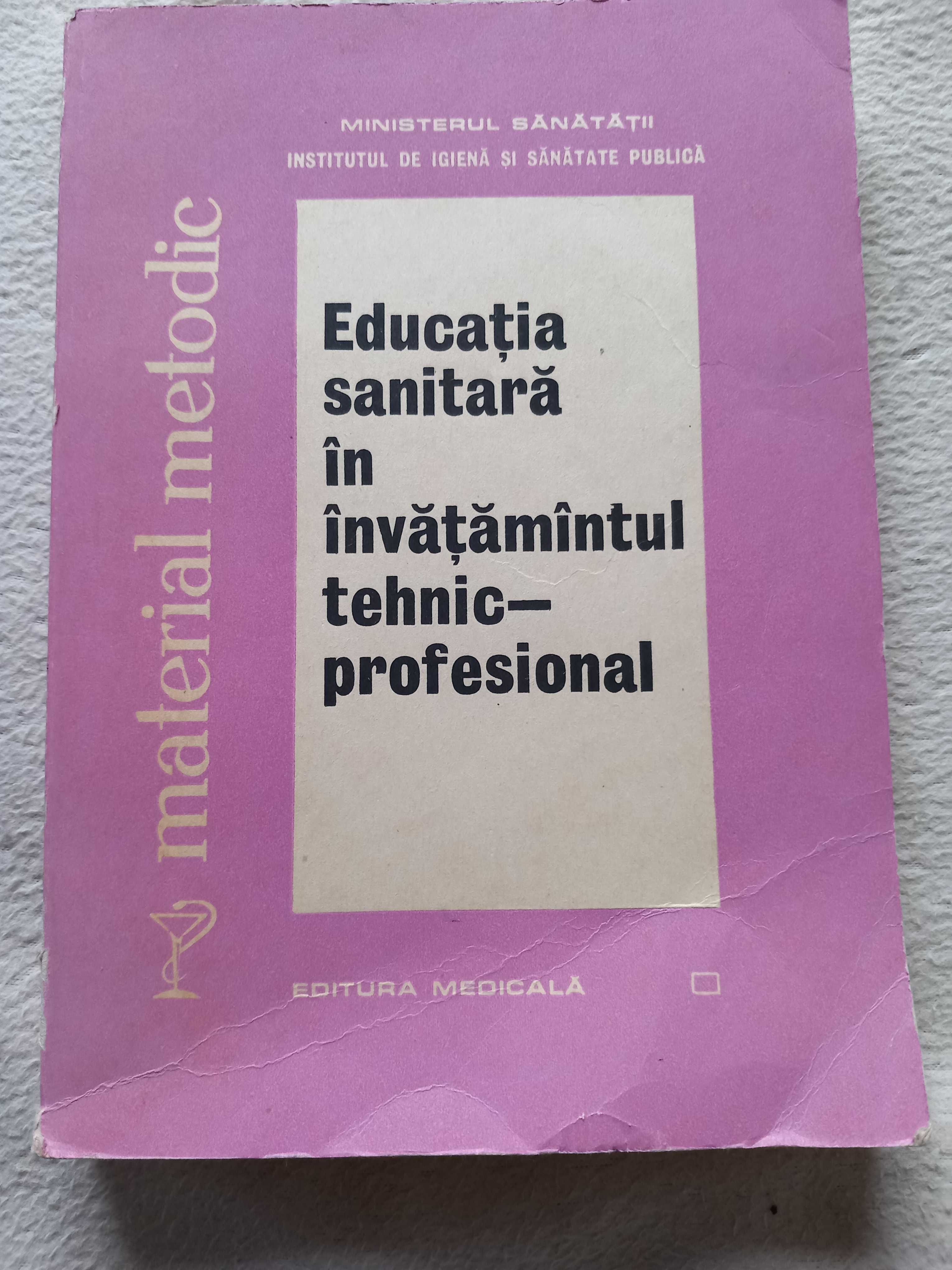 Indrumator metodicEducatia sanitara in învățământul tehnic-profesional