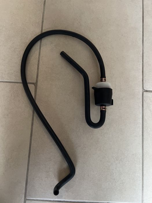 Filter with pipe for airmatic exhaust side of Mercedess compressor kit