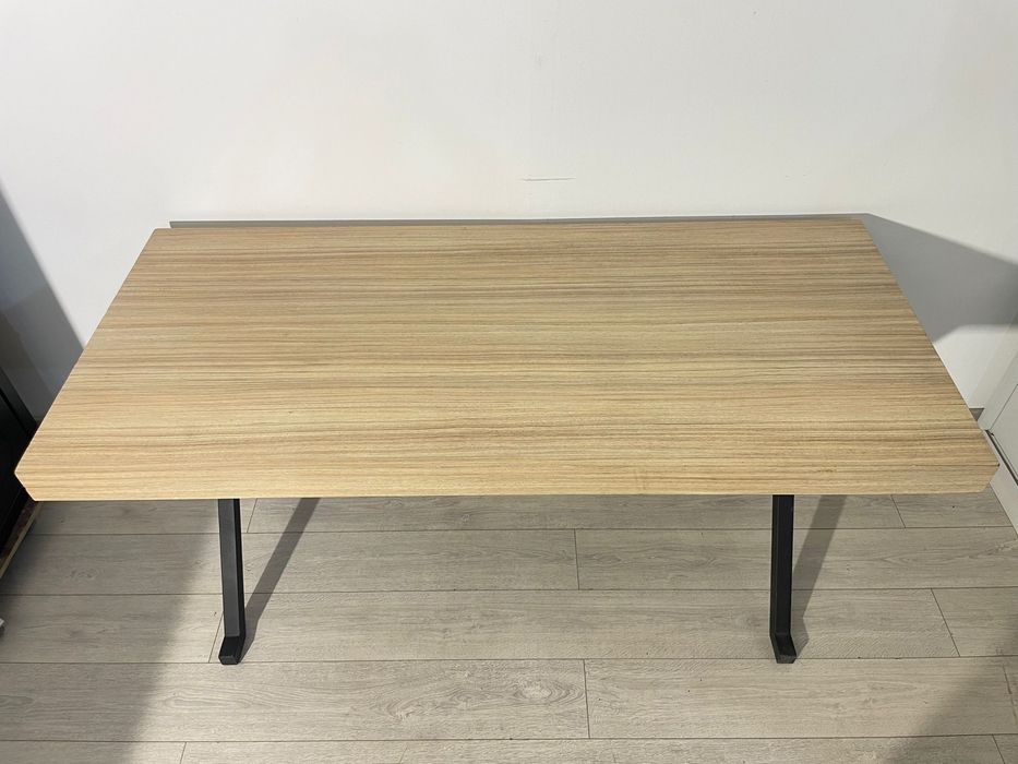 Masă 170x75 cm, Structură Metalică Solidă; Birou