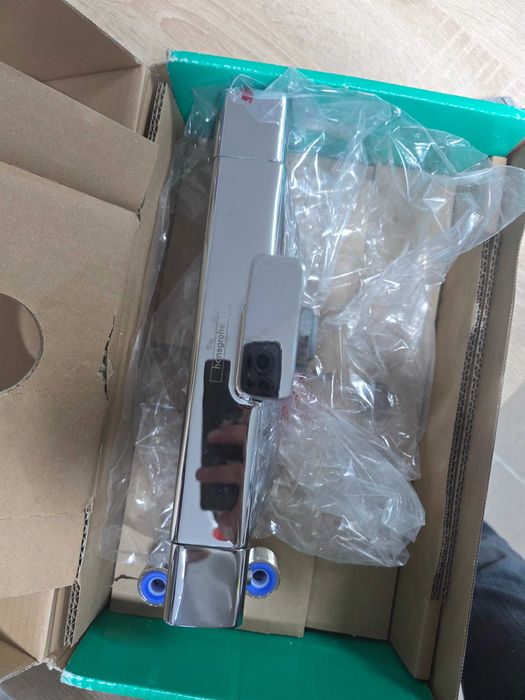 Hansgrohe Ecostat E - Baterie termostatată cadă, crom 15774000