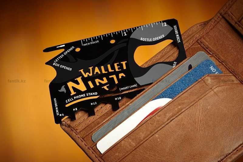 Мультитул-кредитка Wallet Ninja!