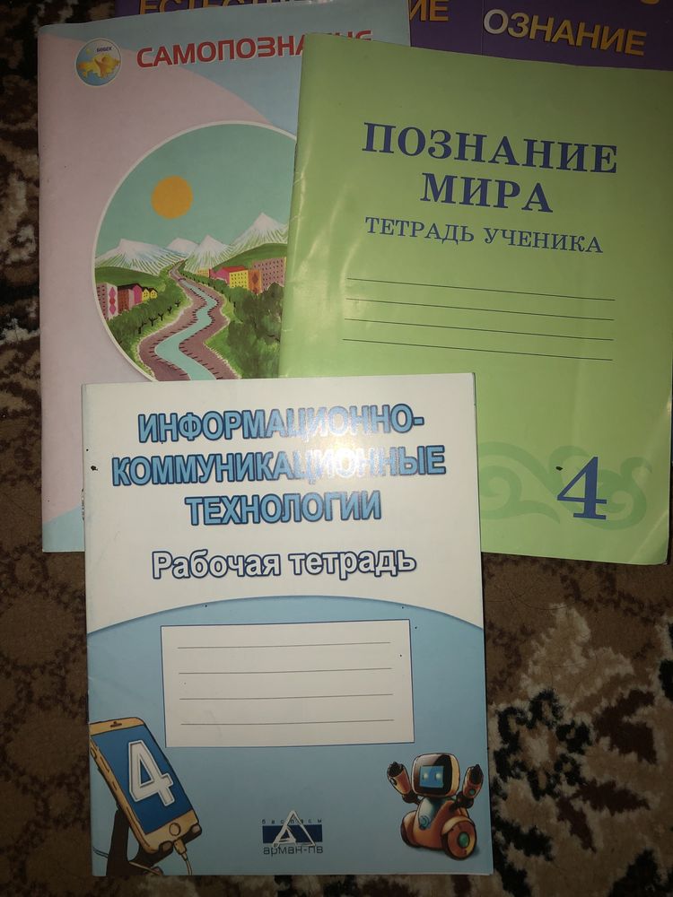 Тетради рабочие 4 класс Б/У Кентау