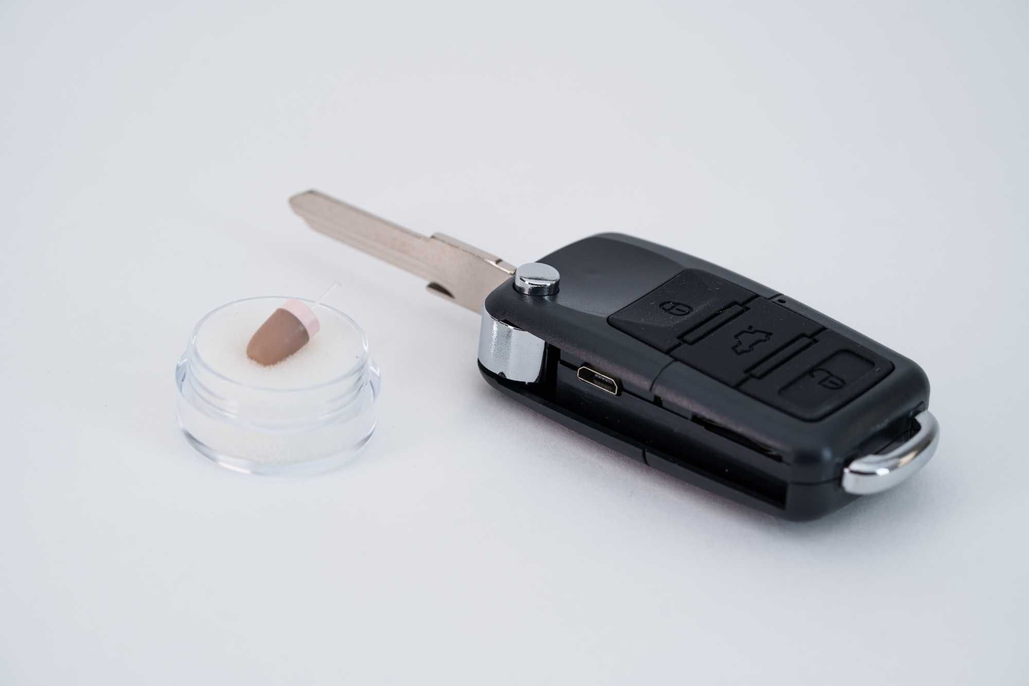Casti de copiat GSM tip Cheie Auto+Sistem casca de copiat fara fir
