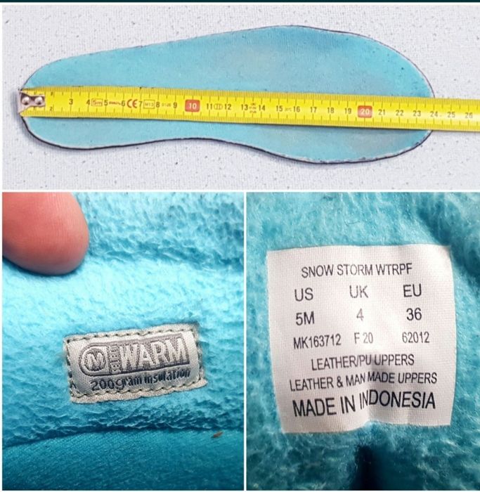 Cizme de zăpadă MERRELL, ghete iarnă impermeabile Snow Storm unisex 36