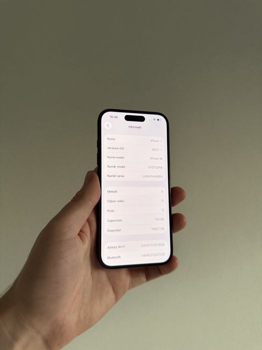 iPhone 16 128gb Black 100%