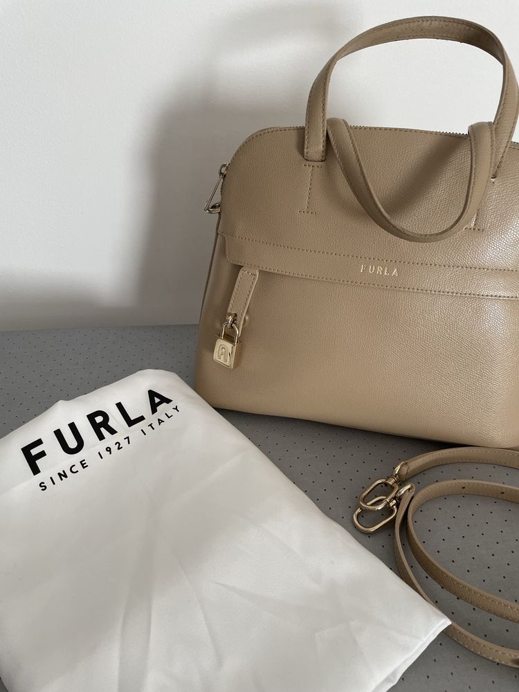 Чанта Furla, бежова