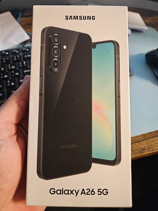 Смартфон Samsung Galaxy A26, 6GB RAM, 128GB, 5G, Black