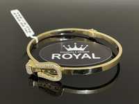 Bijuteria Royal CB : Brățară damă fixă aur 14k 8,77 gr. 5cm diametru