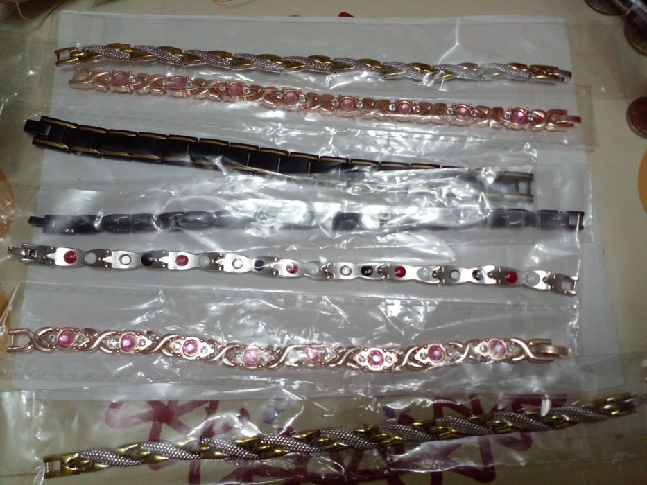 Браслет металл. магнитный для здоровья