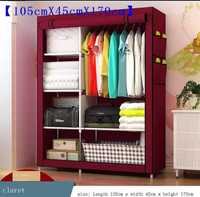 Доставка!Матерчатый шкаф для одежды гардероб тканевый 105x45x170 s10