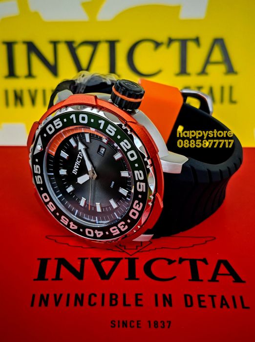 INVICTA Chrononaut Orange 52 mm, Инвикта нов ръчен часовник