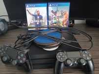 Playstation 4 pro + 2 controller + 15 jocuri