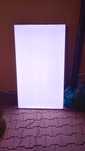 2x Reclama luminoasa alba puternica panou