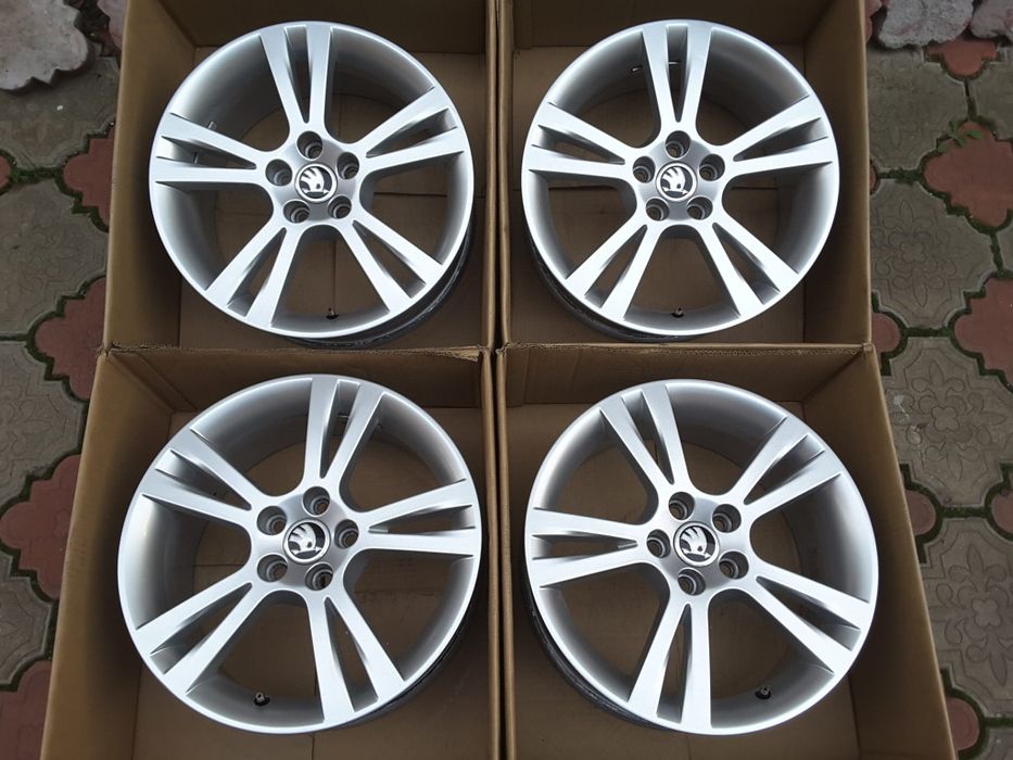jante aliaj 16; 5x100; originale Skoda Scala, Kamiq, Rapid, Roomster