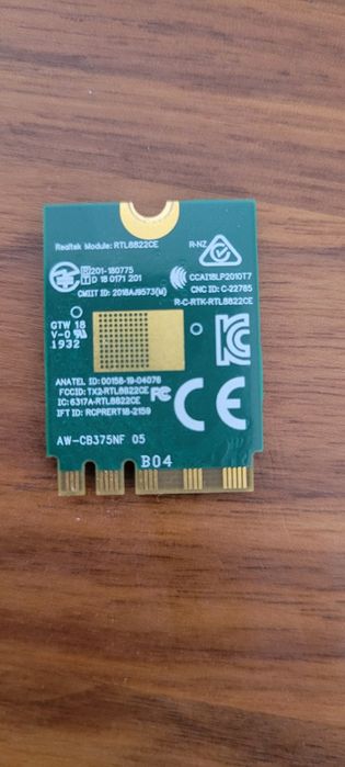 WIFI Card Laptop Realtek AW-CB375NF