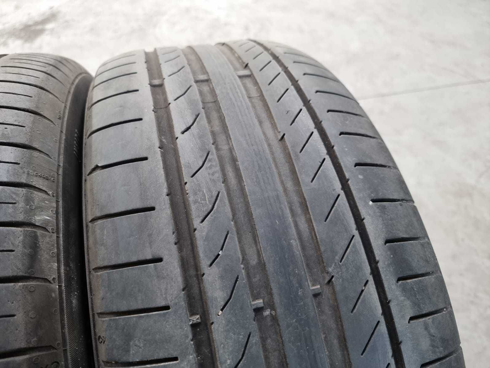 4 Anvelope VARA 245.45.19 "Continental" ; stare buna