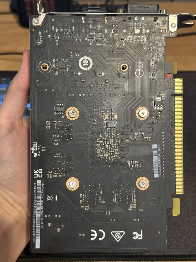 Видеокарта MSI GTX 1650 D6 Ventus XS OC