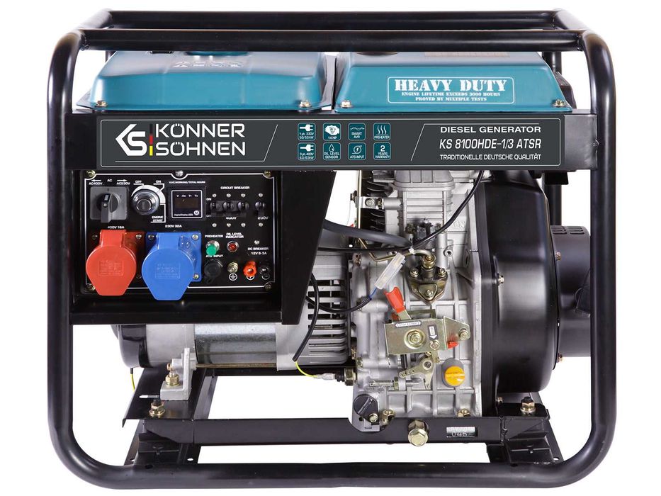 Generator Curent Diesel Könner&Söhnen KS8100HDE-1/3ATSR 230/400V 6.5kW