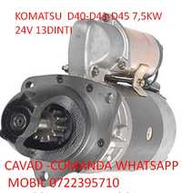 Electromotor 24V, KOMATSU,ISUZU 4D105 6D105 13 DINTI bendix