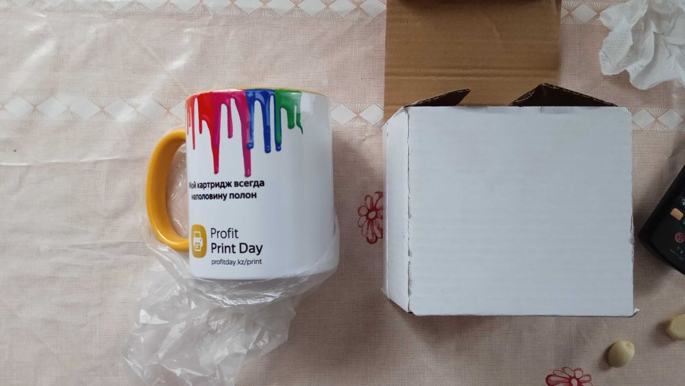 Кружка фарфоровая и складной стакан!