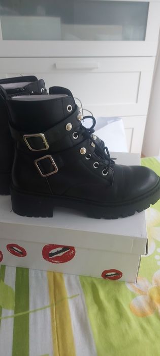 Ghete dama piele negre 37