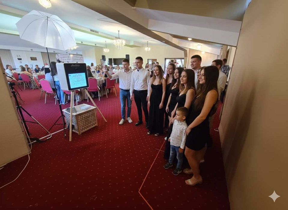 Cabina foto/ Platforma 360/ Baloane fum/ Baloane explozive/ Fum Greu