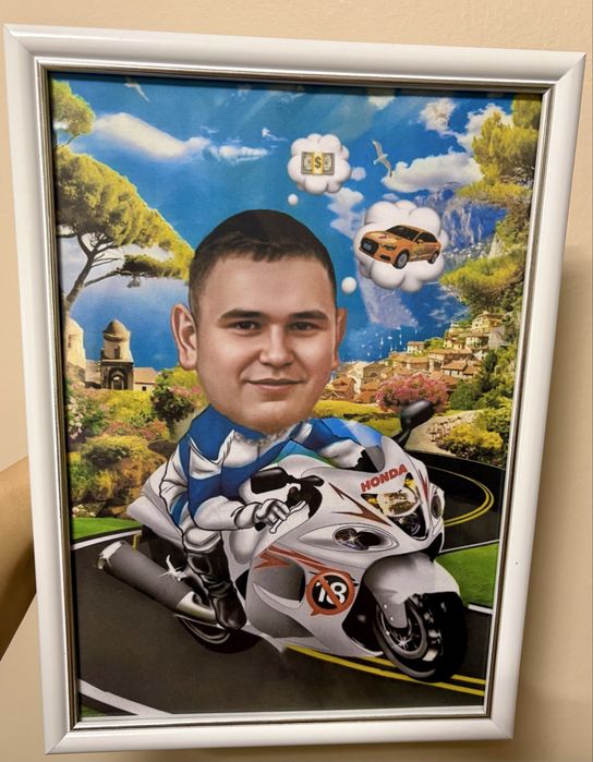 Карикатура по снимка