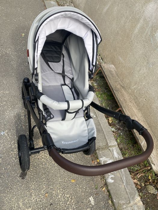 Carucior Krausman Rider soft light grey 3 in1