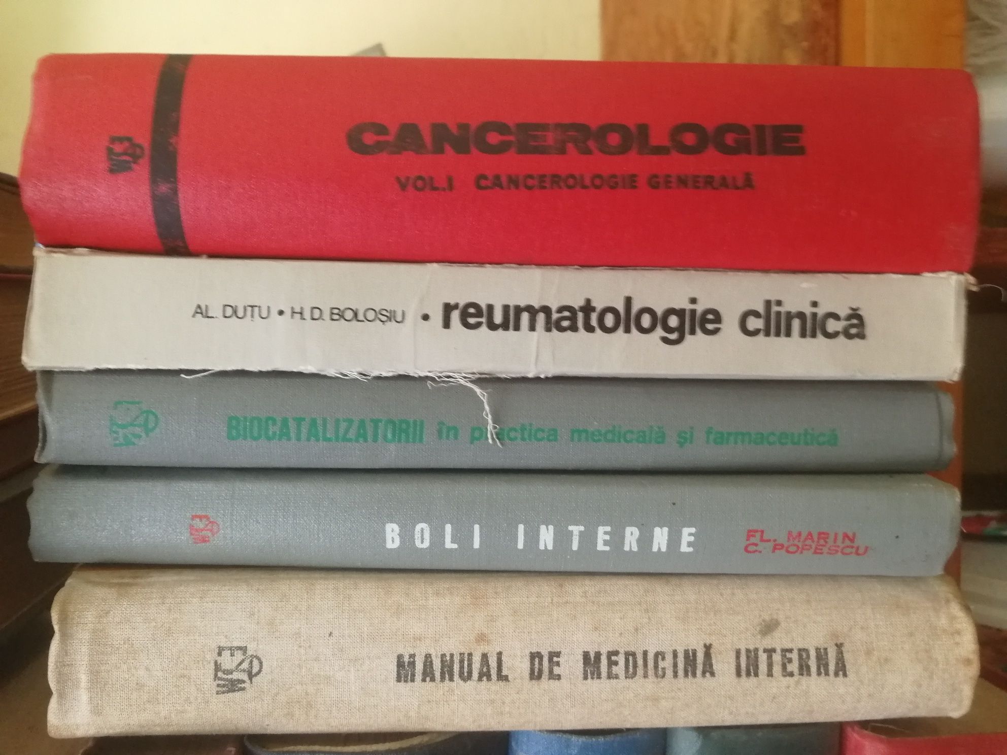 Cărți, tratate, atlas de medicină umană, anii '70