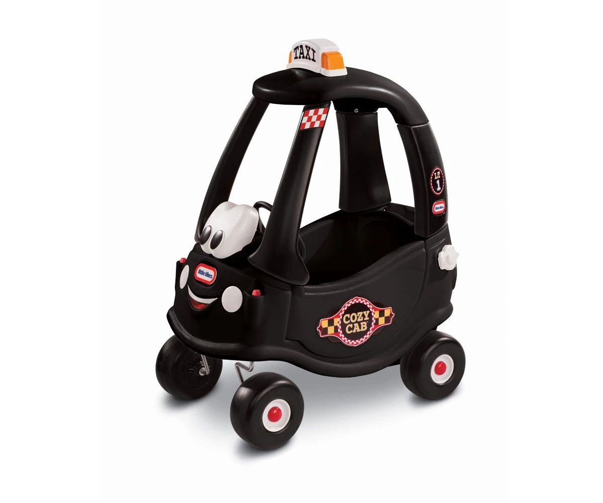 Детска кола за бутане Little Tikes, черно Такси